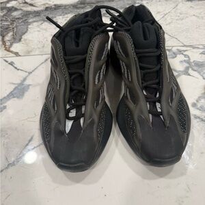 Yeezy Black and Gray Sneakers